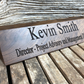 Desk Wedge, Custom Desk Name Plate, Desk Wedge Personalized, Engraved Dad Gift Name Plate, Customized Walnut Desk Name, Custom sign, Boss