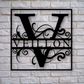 Square Metal Decor Sign
