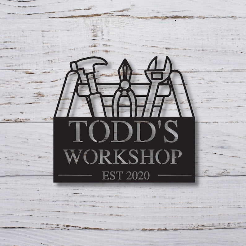 Custom Workshop Man Cave Sign