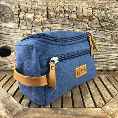 Copy of Personalized Shaving Kit Groomsmen gift Toiletry Bag Leather Dopp Kit Wedding Groom Travel Husband Father Brother custom Boyfriend gift for him